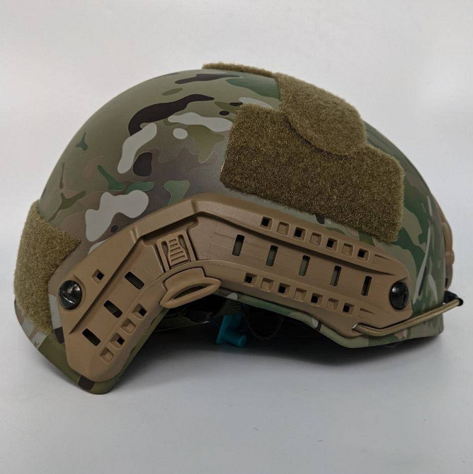 Тактичний кевларовий шолом Fast Team Wendy з покращеною підвісною системою та подушечками (Мультикам) Київ - фото 3