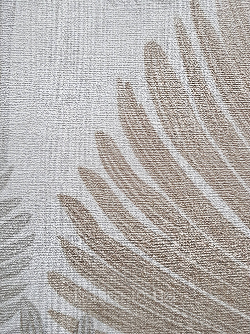 Шпалери вініл на флізеліні AS creation Metropolitan stories By Time 0,53х10 листя папороті золотисті бежеві Київ - фото 2