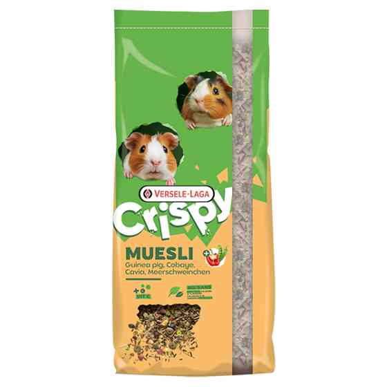 Versele-Laga Crispy Muesli Guinea Pigs ВЕРСЕЛЕ-ЛАГА КРІСПІ МЮСЛІ МОРСЬКА СВИНКА мюслі корм для морських свинок Київ