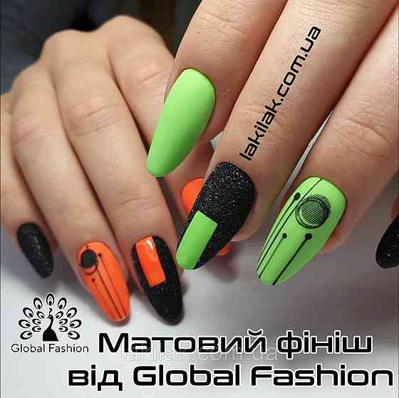 Матовий топ Global Fashion 12мл без липкого шару Херсон