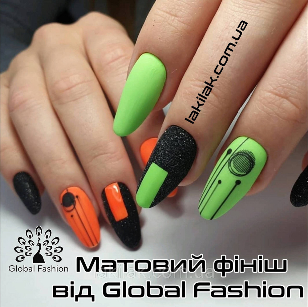 Матовий топ Global Fashion 12мл без липкого шару Херсон - изображение 1