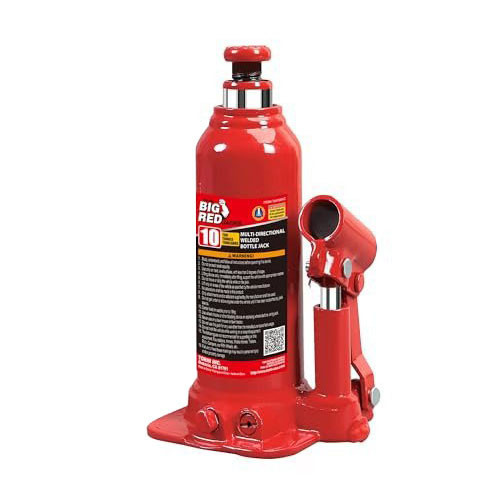 Домкрат гідравлічний пляшковий з можливістю роботи в горизонтальному положенні 10т 222–447 мм TORIN TH91004C Чернігів - фото 1