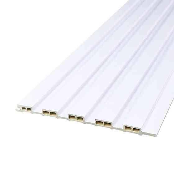 Декоративна біла стінова рейка Київ