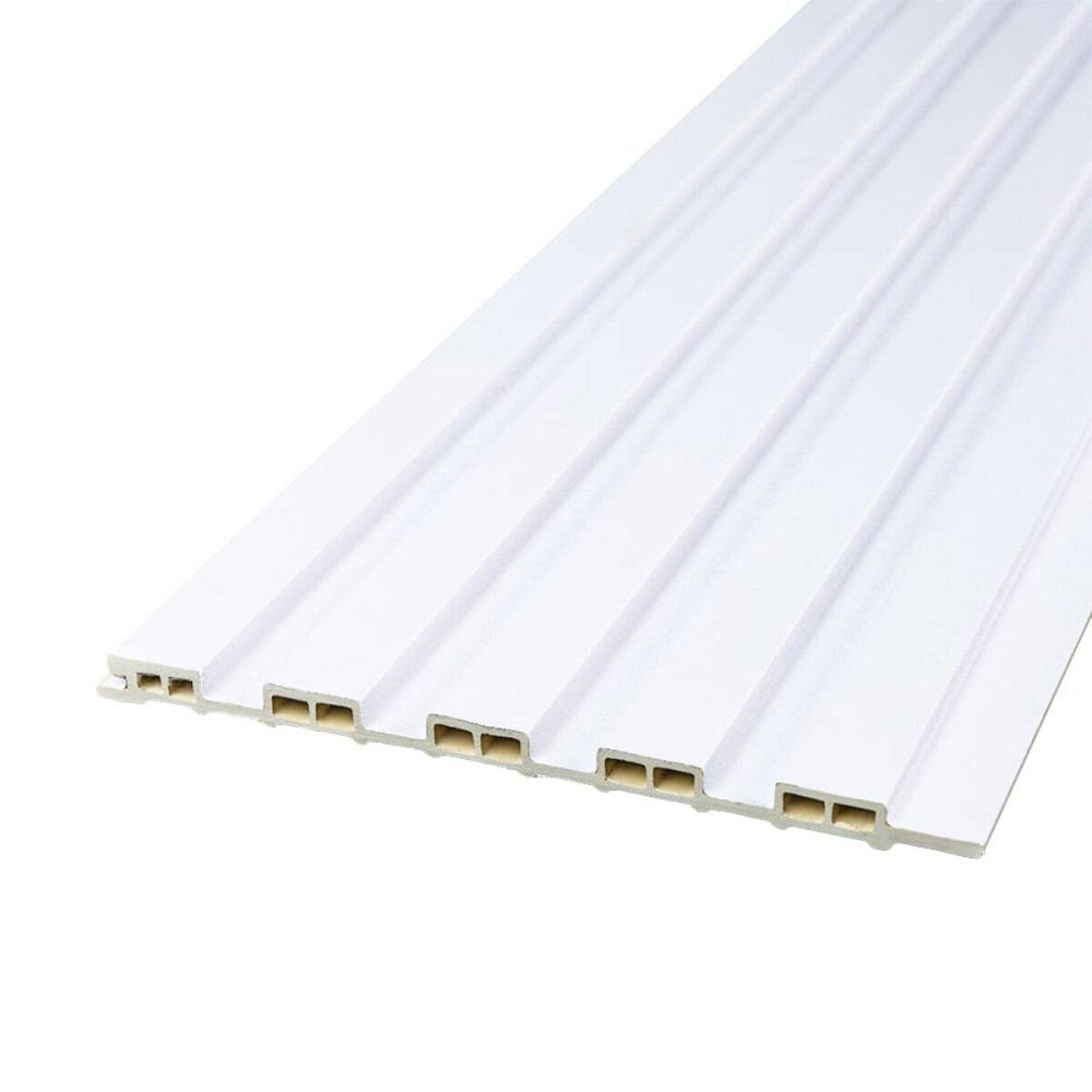 Декоративна біла стінова рейка Київ - фото 1