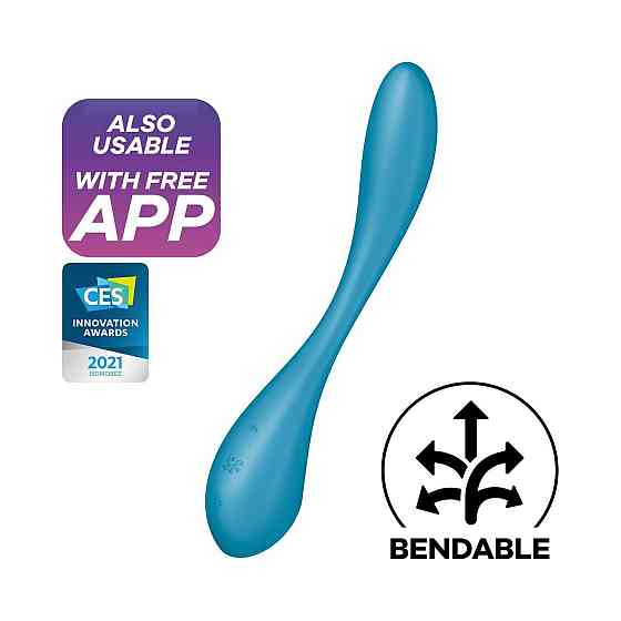 Универсальный смарт-вибратор Satisfyer G-Spot Flex 5+ Petrol Sex Aura Киев