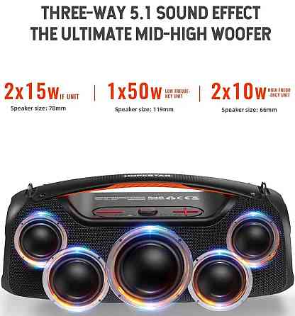 Hopestar A60 100w - Bluetooth колонки черные (Оригинал) присутствуют в наличии. Харьков