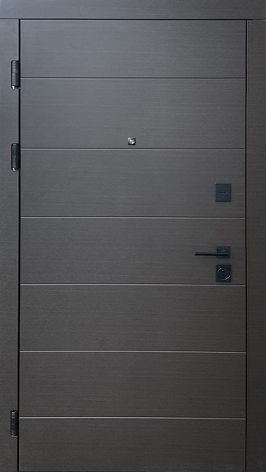 Вхідні двері Форт-М Тріо Горизонталь венге темний горизонт/білий мат 960 Київ - фото 1