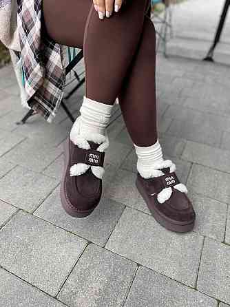 No brend Угги жіночі No brend 720-6 коричневі (зима, замша натуральна) (6041) Коломия