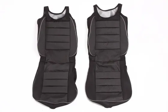 Чехли на сидіння майки Пілот з паралоном передні чорні Вінниця