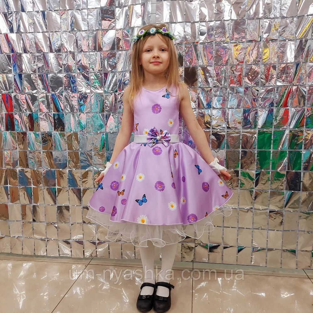 Пишне ошатне плаття з квітами для образу весни або в ретро стилі "Стиляги" Кривий Ріг - фото 3