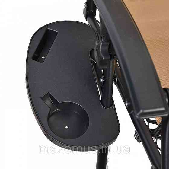 Подстаканник для шезлонга пластиковый B-05 черный Мостиска