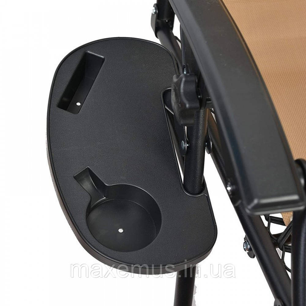 Подстаканник для шезлонга пластиковый B-05 черный Мостиска - изображение 4