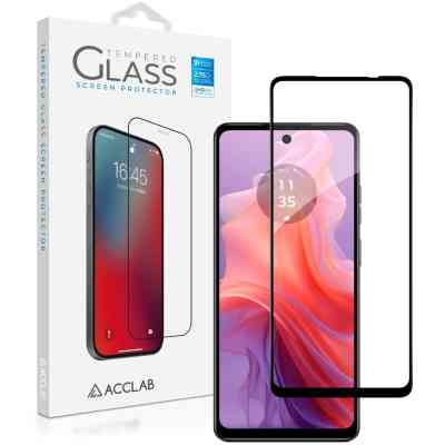 Скло захисне ACCLAB Full Glue MOTO E14 Black (1283126597688) Вінниця