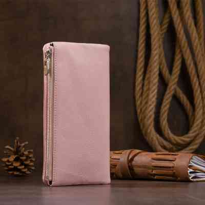 Кошелек ST Leather На кнопке Розовый (19201) Винница