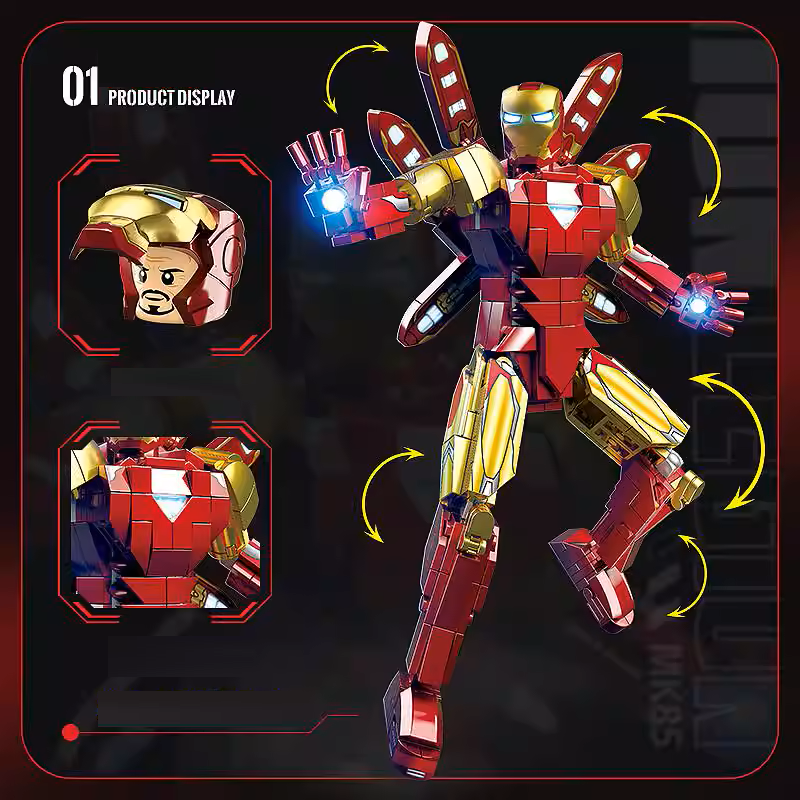 Конструктор Железный человек Марк 85, 553 деталь Киев - изображение 3