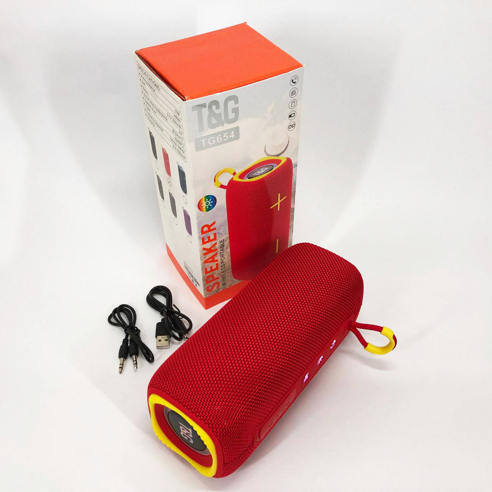 Колонка для вечірки на вулиці, Bluetooth колонка з радіо Музична блютуз з підсвічуванням OU-55 Івано-Франківськ - фото 10