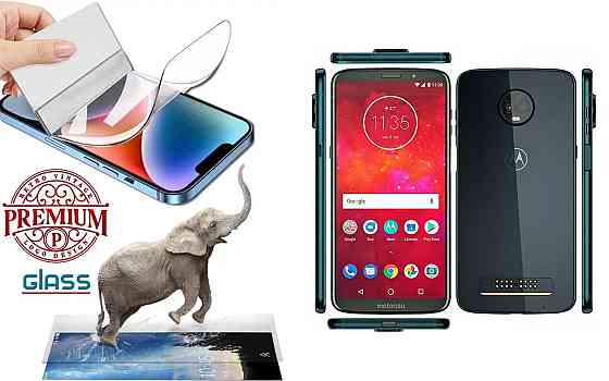 Полиуретановая пленка Motorola Moto Z3, Moto Z3 Play, Moto Z3 Force, Premium, толщина 0,2 мм Киев