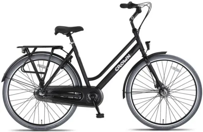 Велосипед Crown New York ПЛЮС Inch 53Cm Women 3Sp Roller Brakes Matte Black 28 Київ - фото 1