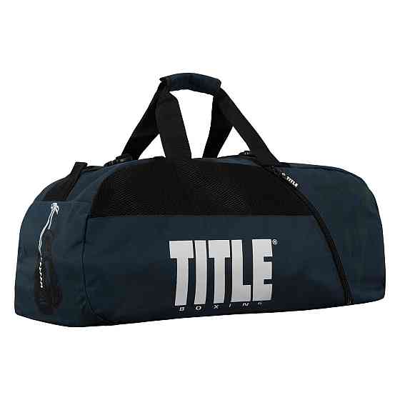 Спортивна сумка TITLE Boxing Champion Sport Bag/Backpack Blue/Black Каменское