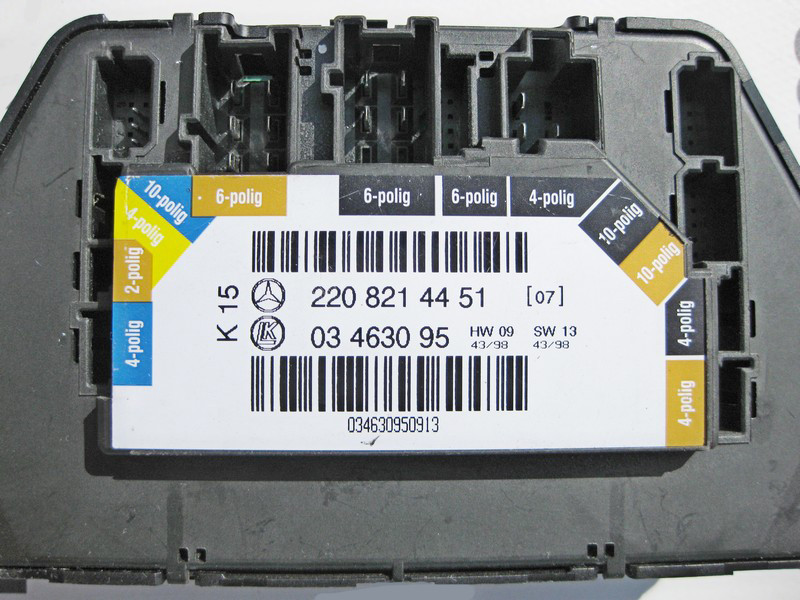 Mercedes-Benz  A2208214451 Блок керування задніх правих дверей S-Class W220 Одесса - изображение 3