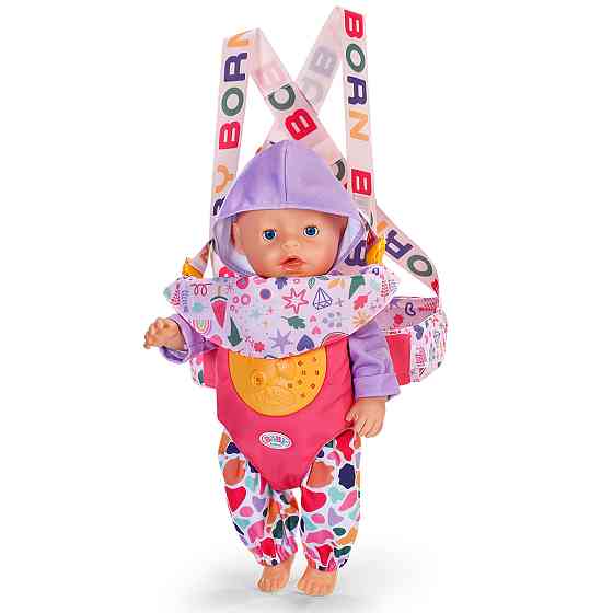 Рюкзак-кенгуру для ляльки Baby Born серії Pinplay – Яскрава прогулянка Дніпро