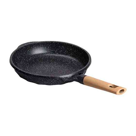 Алюмінієва сковорода 1,5 л, мармурове антипригарне покриття Ø 26 см, товсте дно MGC чорний HP-4-419B Коломия