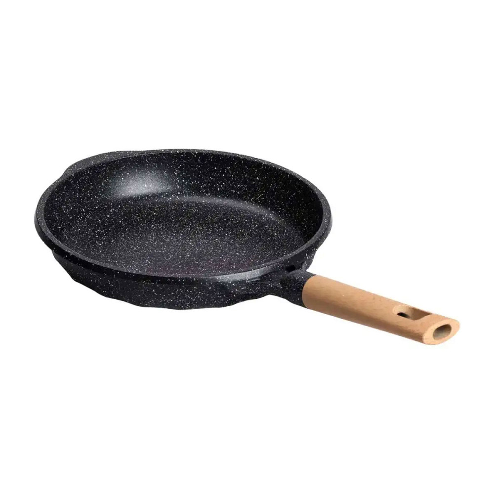 Алюмінієва сковорода 1,5 л, мармурове антипригарне покриття Ø 26 см, товсте дно MGC чорний HP-4-419B Коломия - фото 3