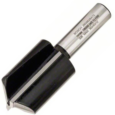 Фреза Bosch Professional пазова з двома лезами, Std, S12, D30, L40 (2.608.628.470) Вінниця - фото 1