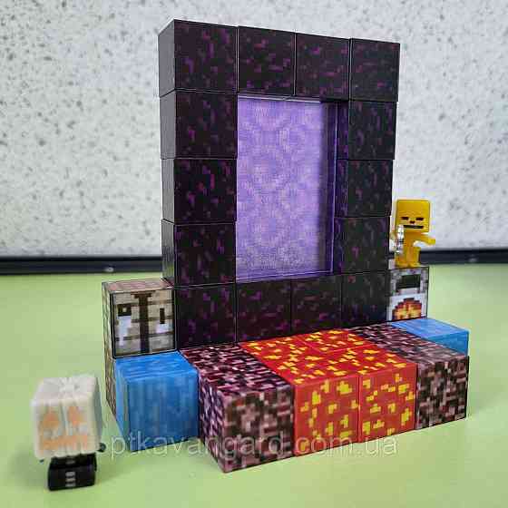Конструктор магнитный майнкрафт портал в нижний мир 33 магнитных блока Dream World LZCK 045 Хмельницкий