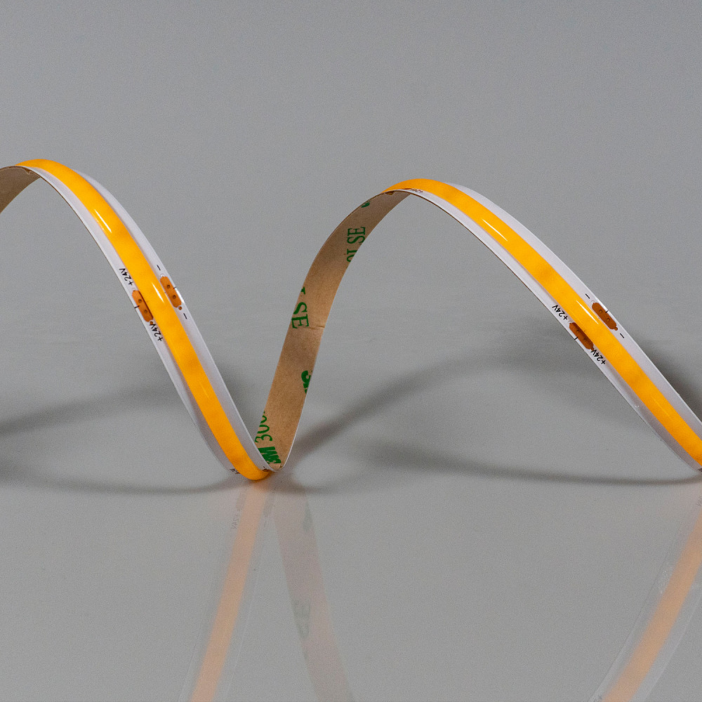 LED-STIL Світлодіодна стрічка 3000K 7 Вт/м COB 320 діодів IP33 24 Вольти 600 lm, Вузька 5мм Київ - фото 6