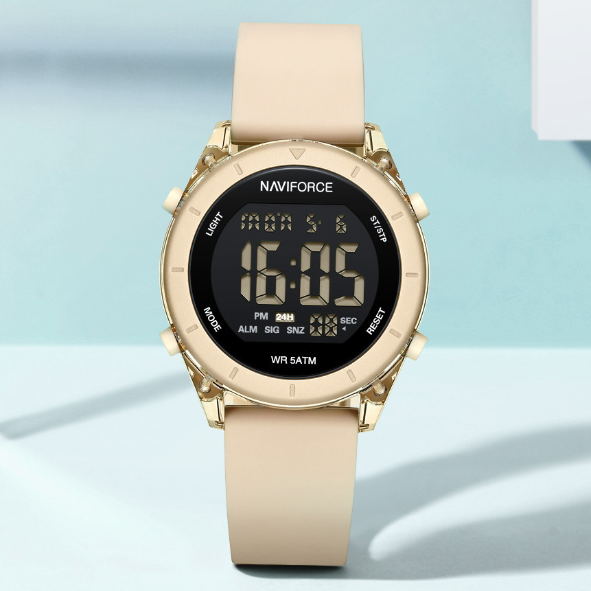 Часы женские кварцевые Naviforce Party Бежевый Винница - изображение 15