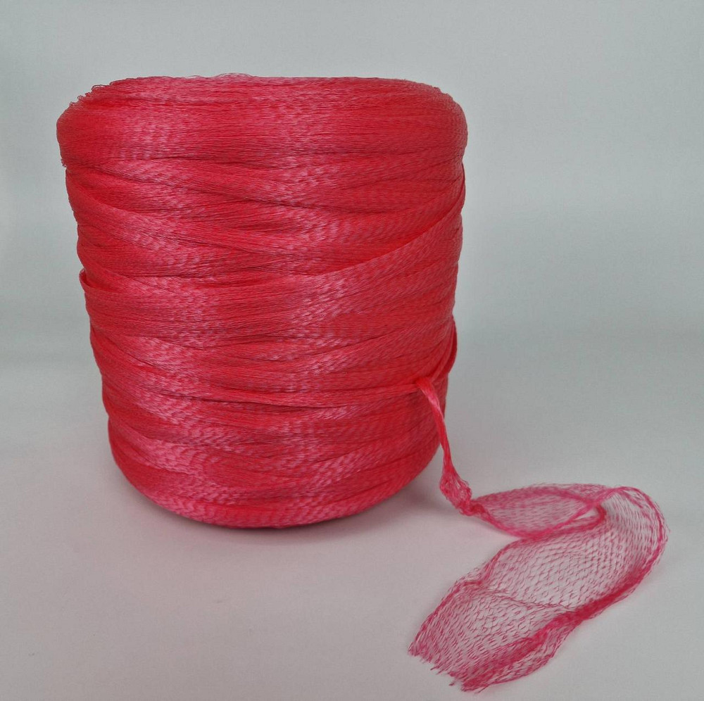 Сетка овощная красная *2000 м (ячейка 7мм, рукав максрастяжка 24см, бабинаширина 35см) (1 рул) Харьков - изображение 1