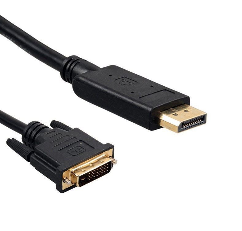 Кабель DisplayPort M - DVI-D 25 M, 1.8 м, чорний Винница - изображение 2