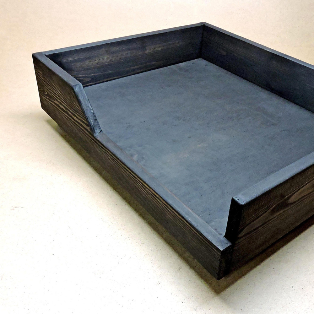 Лежак деревянный для собаки 