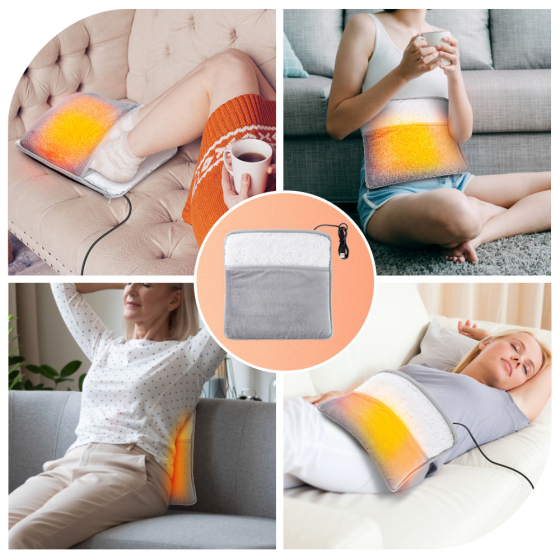 Грілка для ніг електрогрілка електрична USB переносна компактна портативна килимок із підігрівом тепла та комфорт для ніг тіла Одеса