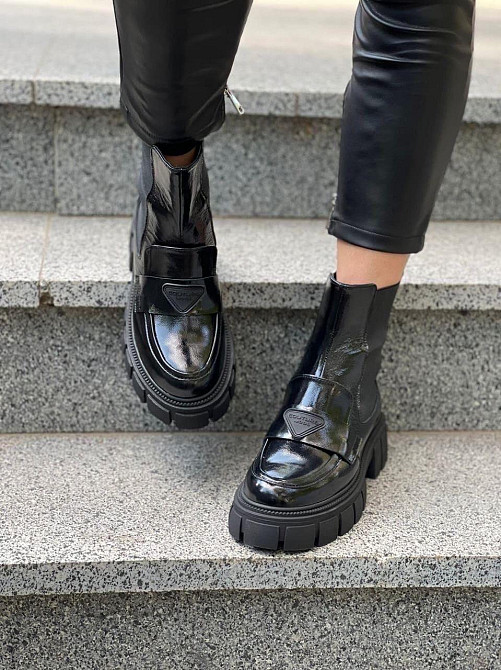 AVALON Черевики жіночі AVALON 606 чорні (зима, шкіра лакована) (4941) 36-41 39 Коломия - фото 1