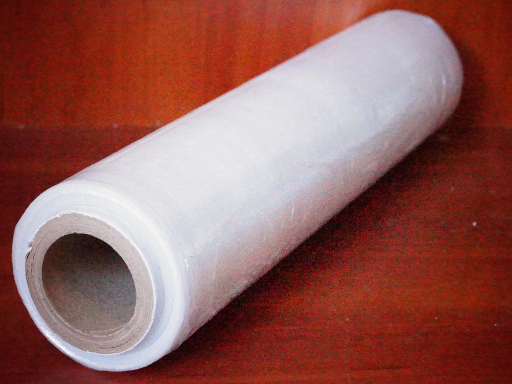 Стрейч-плёнка прозрачная  1 кг
 (вес со втулкой) 25см*12мкм Павлоград - изображение 1