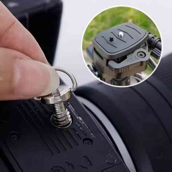 Винт 1/4 з D-образним кільцем для штативів Київ