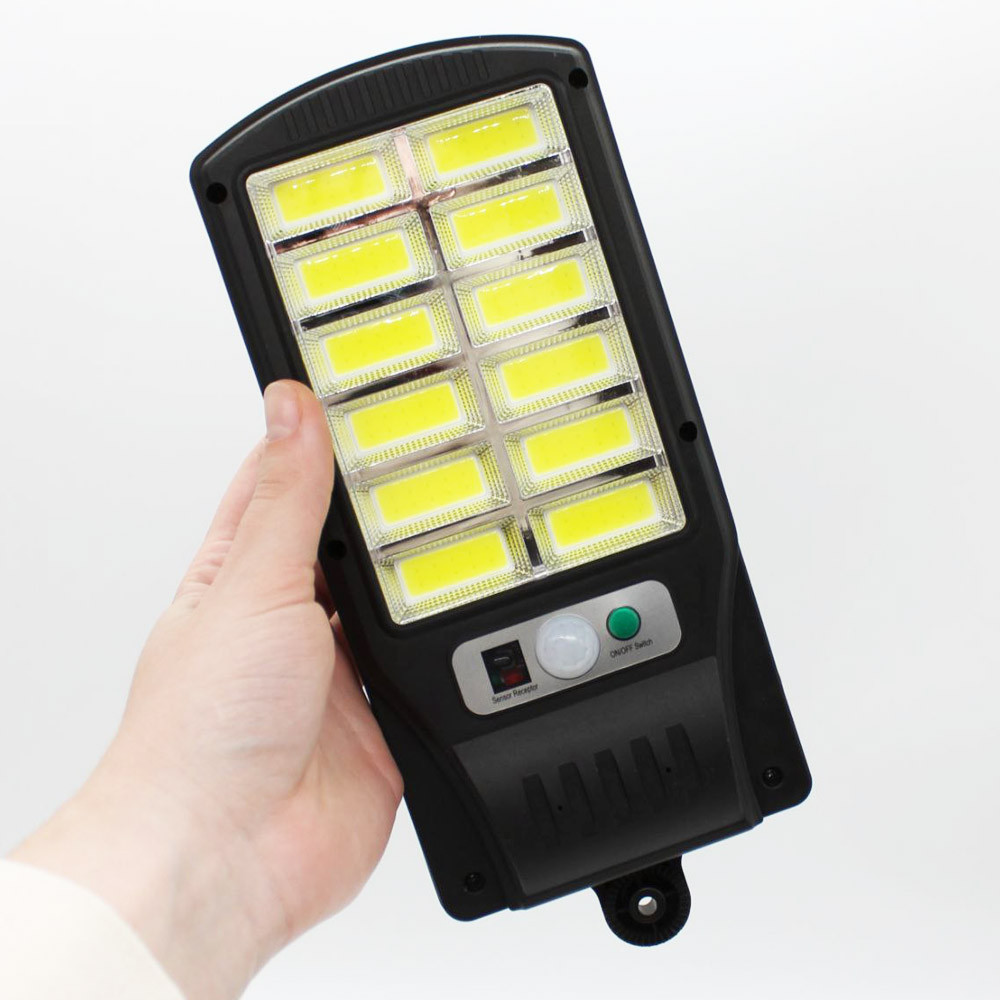 Ліхтар вуличний на сонячній батареї, з пультом, BK-128B-12COB / Акумуляторний прожектор на вулицю Київ - фото 9