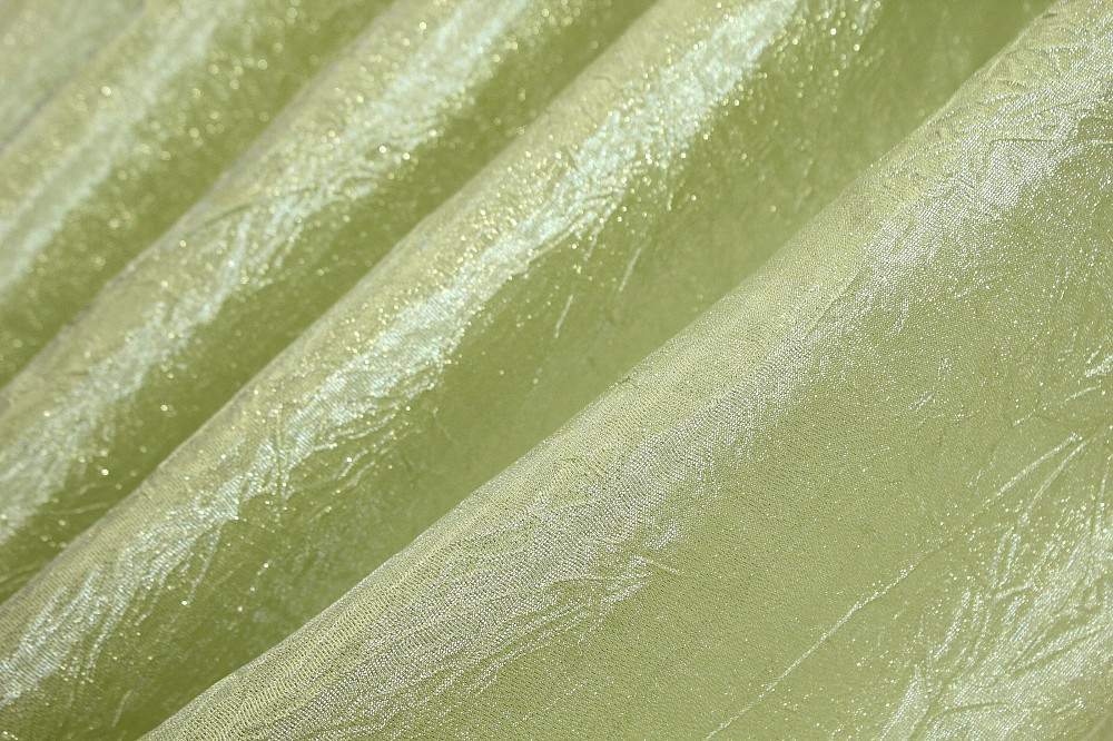 Кухонні штори VR-Textil № 073к з ламбрекеном і підхватами салатовий з коричневим 275х170 см (52-0054) Київ - фото 5