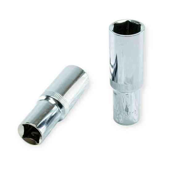 Головка торцевая шестигранная удлиненная 1/2 20мм CrV Мукачево