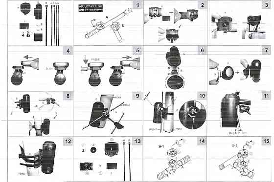 Велокомп'ютер 11-функцій, бездротовий, чорний AS-4000 (без батарейок) Київ