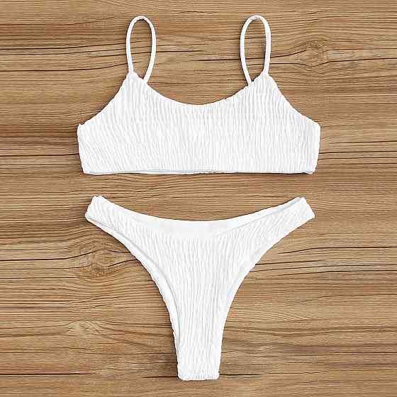 Купальник жатка роздільний S білий Київ