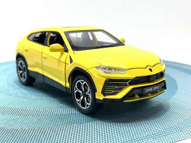 Машинка металева TK Union Lamborghini Urus інерційна відчиняються двері капот багажник 1:24 Жовта (GT - 06441) Чернігів - фото 10