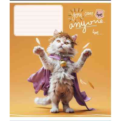 Зошит Школярик You can be anyone 12 аркушів клітинка (012-3436K) Вінниця