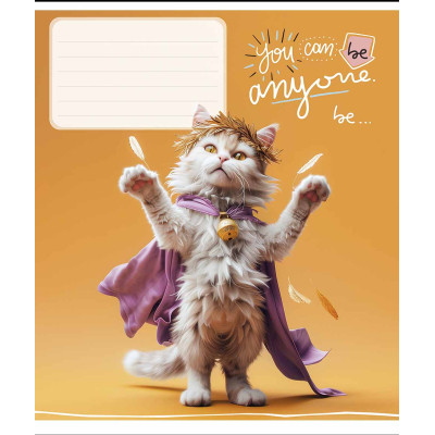 Зошит Школярик You can be anyone 12 аркушів клітинка (012-3436K) Вінниця - фото 4