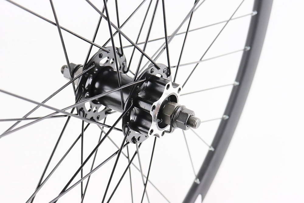 Колесо 26" переднє Disk-brake, обід алюмінієвий, втулка 14Gx36H, кріпл. гайка, "GRAVITY" (можл. подряпини) Київ - фото 4