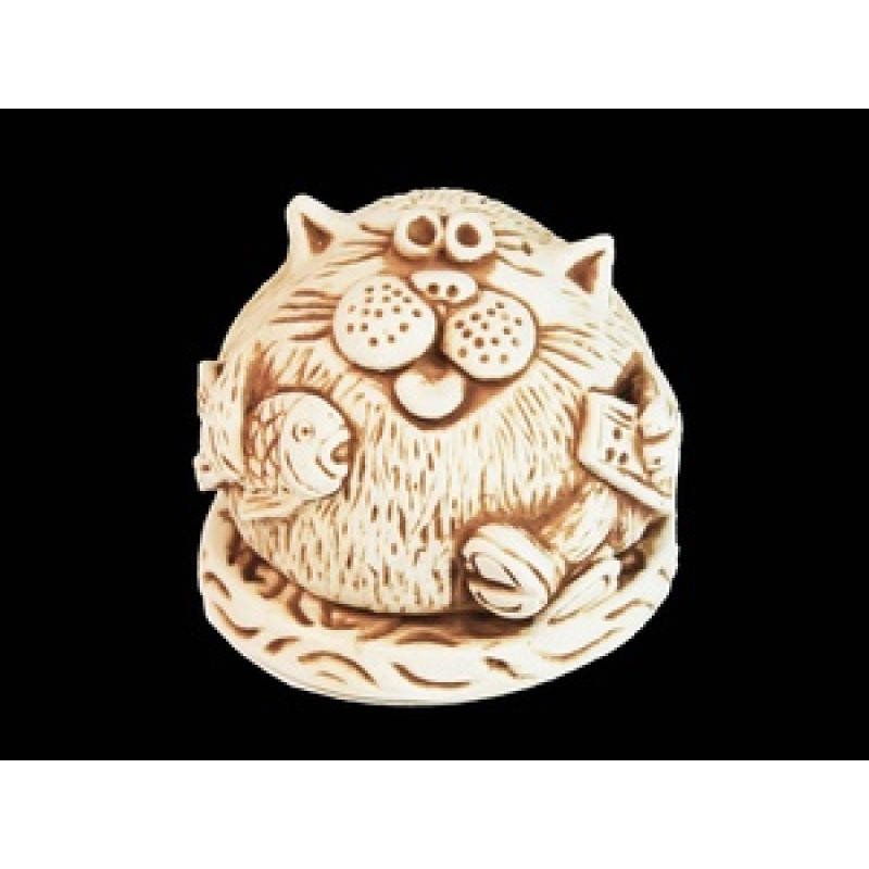 Гипсовая мультяшная фигурка Кот толстяк Киев - изображение 1