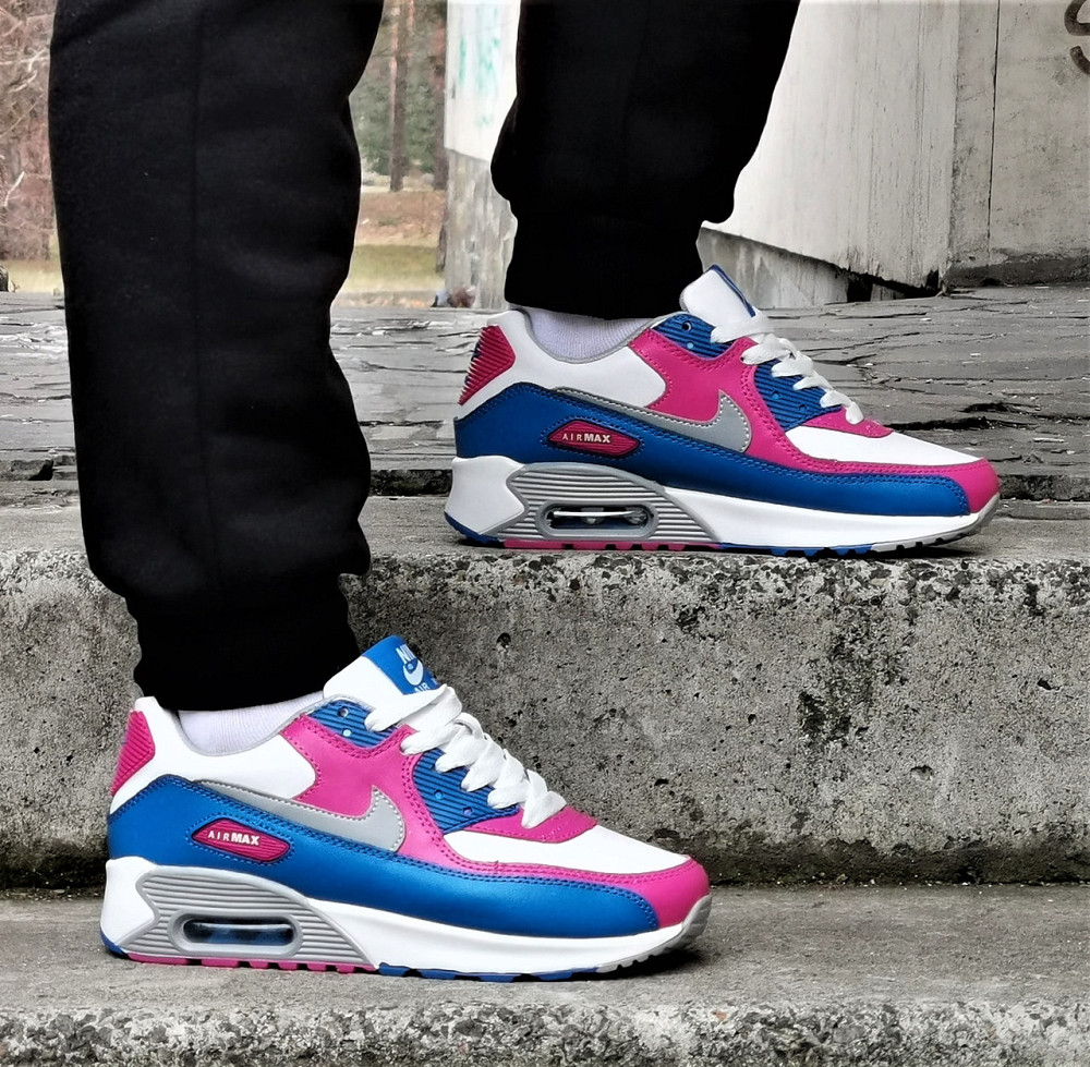 Кроссовки Nike 90 Женские Разноцветные с Амортизацией Цветные Найк (размеры: 37,38,39,40,41) Видео Обзор Днепр - изображение 6