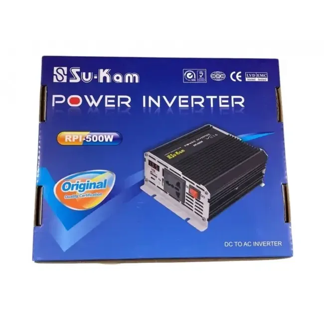 Перетворювач AC/DC RPI-500W з вольтметром Su-Kam потужний блок живлення 12В універсальний Одеса - фото 2